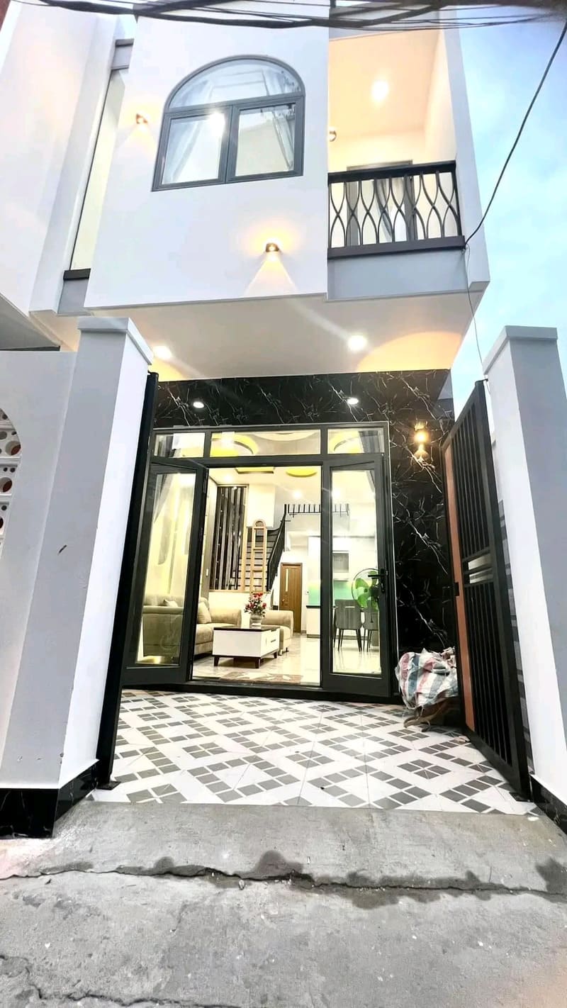 Hình ảnh thi công thực tế nhà phố 4x10m2 2 tầng