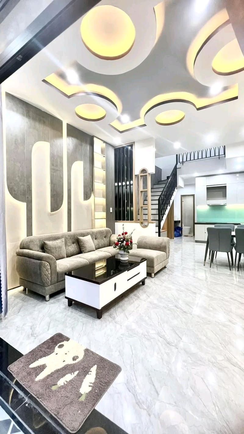 Thiết kế không gian bên trong nhà phố hiện đại