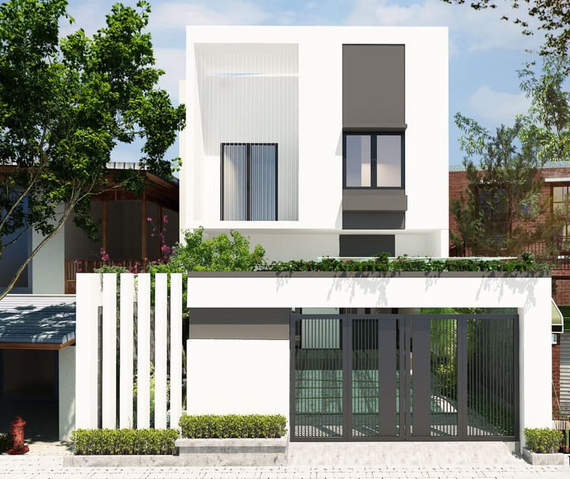 Mẫu nhà phố hiện đại 40m2 2 tầng
