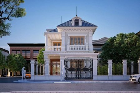 Nhà Phố Kiểu Pháp 2 Tầng