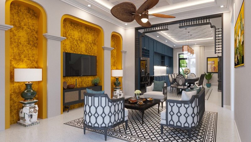 Phong cách nội thất Indochine