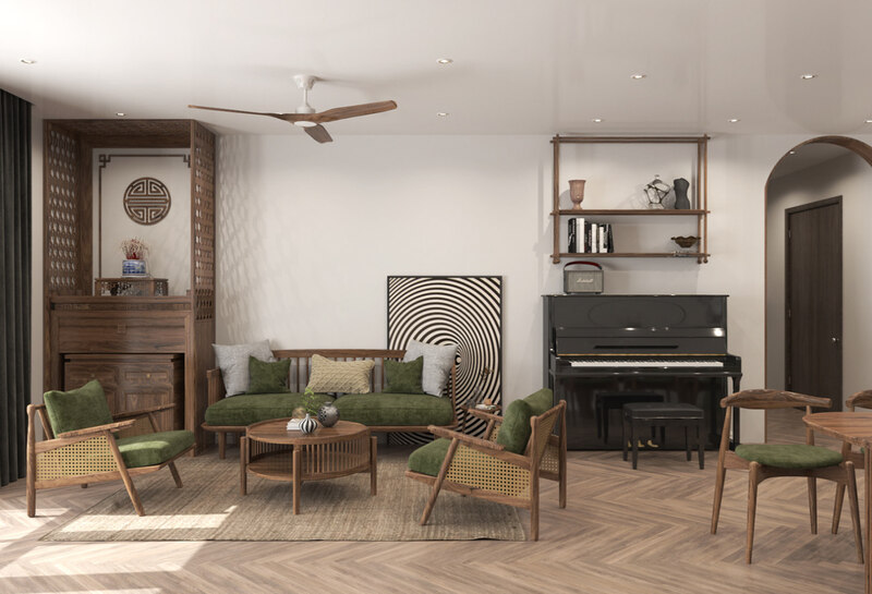 Thiết kế nội thất phong cách Wabi Sabi