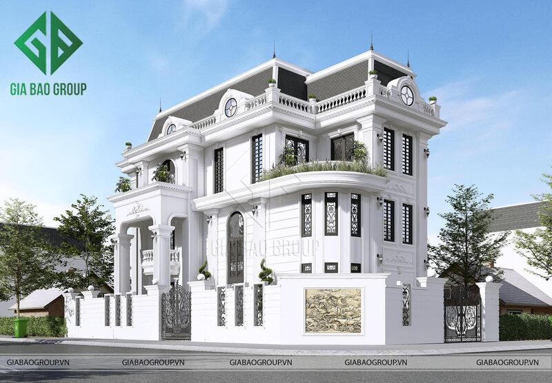 Biệt thự mái Mansard
