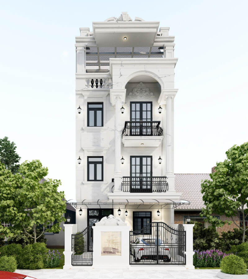 Kiến trúc nhà phố tân cổ điển