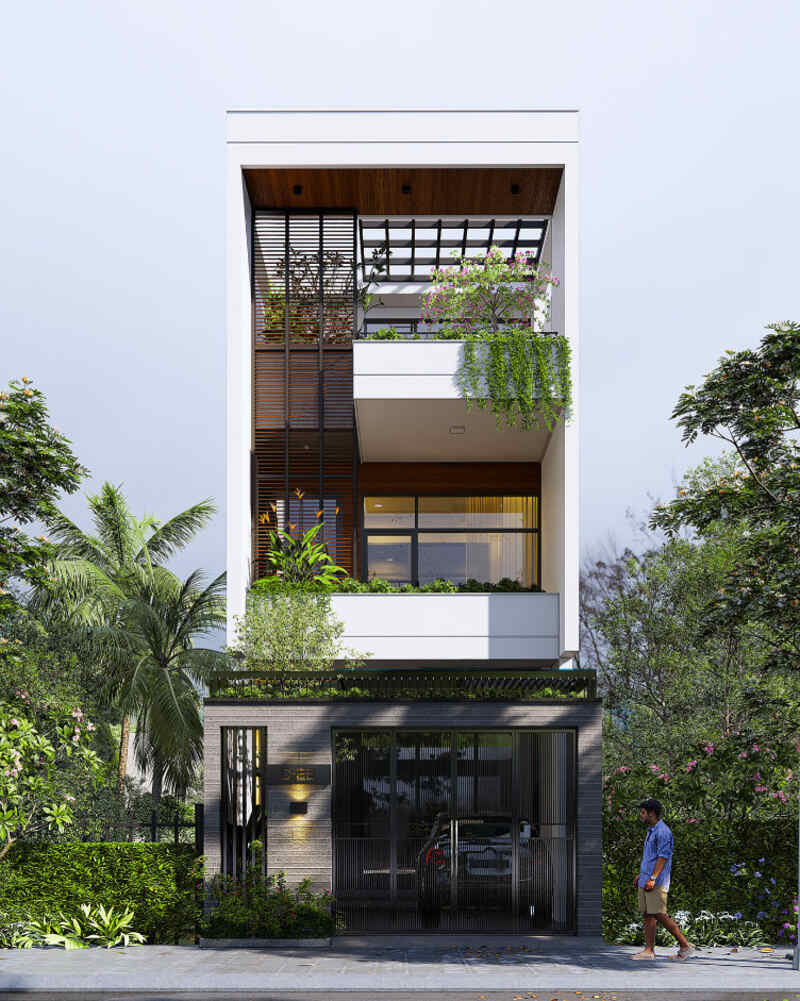 Nhà phố lệch tầng