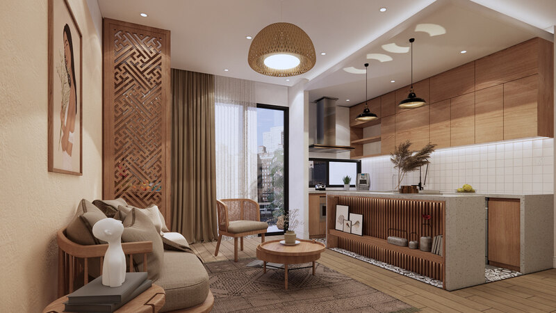 Phong cách Mid- century Modern cho nội thất chung cư