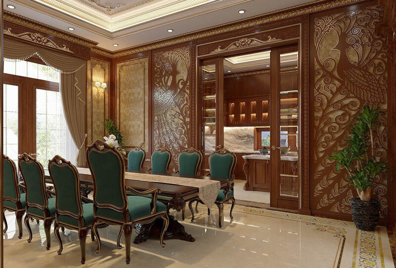 Thiết kế căn hộ chung cư phong cách cổ điển