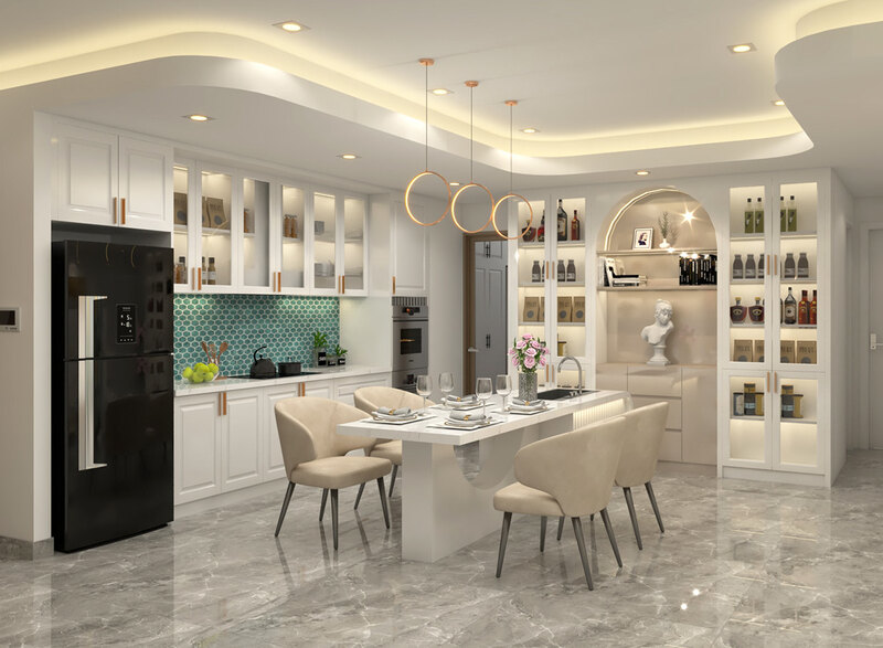 Nội thất chung cư đẹp phong cách hiện đại