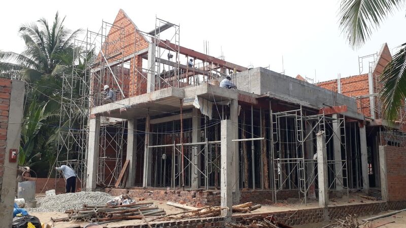 Các hạng mục trong thi công phần thô