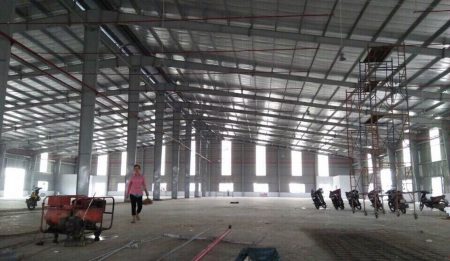 Thi công nhà xưởng kết cấu thép cho Công ty Thiên Việt tại Long An
