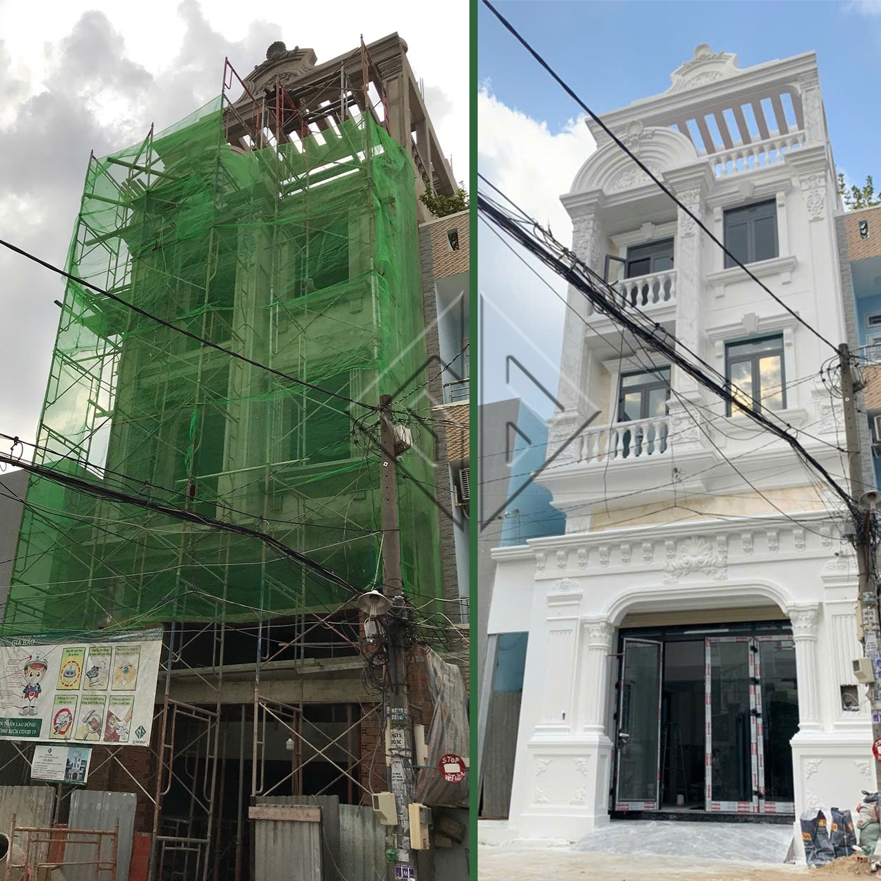Công trình biệt thự tân cổ điển với thiết kế độc đáo