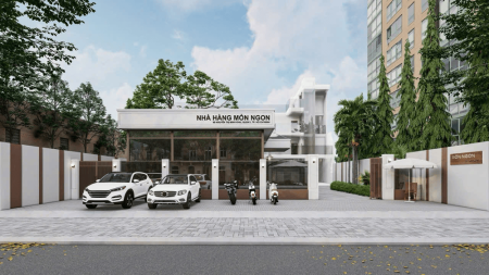Thiết kế kiến trúc nhà hàng Món Ăn Ngon tại Quận 1, TPHCM